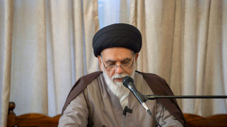 كلمة سماحة السيد الاشكوري أدام الله بقاءه مع رابطة خطباء المنبر الحسيني استقبالا لشهر رمضان المبارك